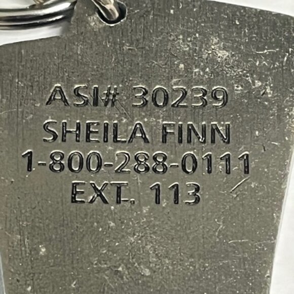 3D Ace of Hearts Playing Card Metal Pewter Key Chain Ring Clip 2.5" AT Designs - Picture 6 of 8